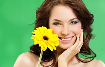 Girl with flower